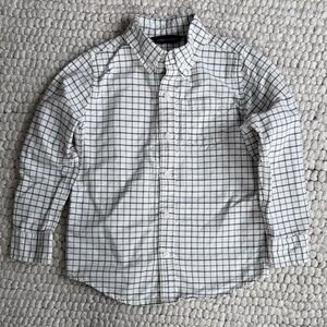 Janie and Jack Checkered Button-Up Shirt size 4
